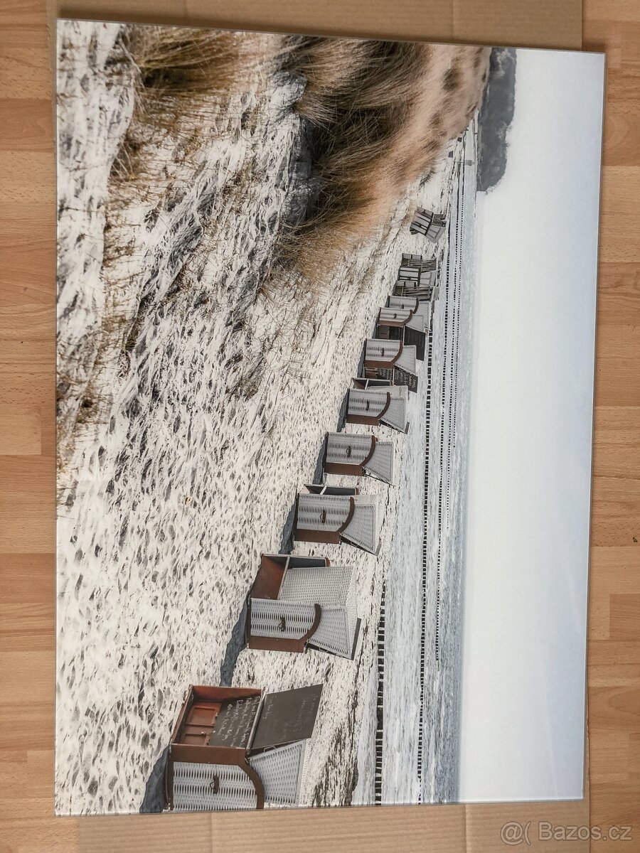 Nástěnný skleněný obraz 100x70 cm (Severní moře)