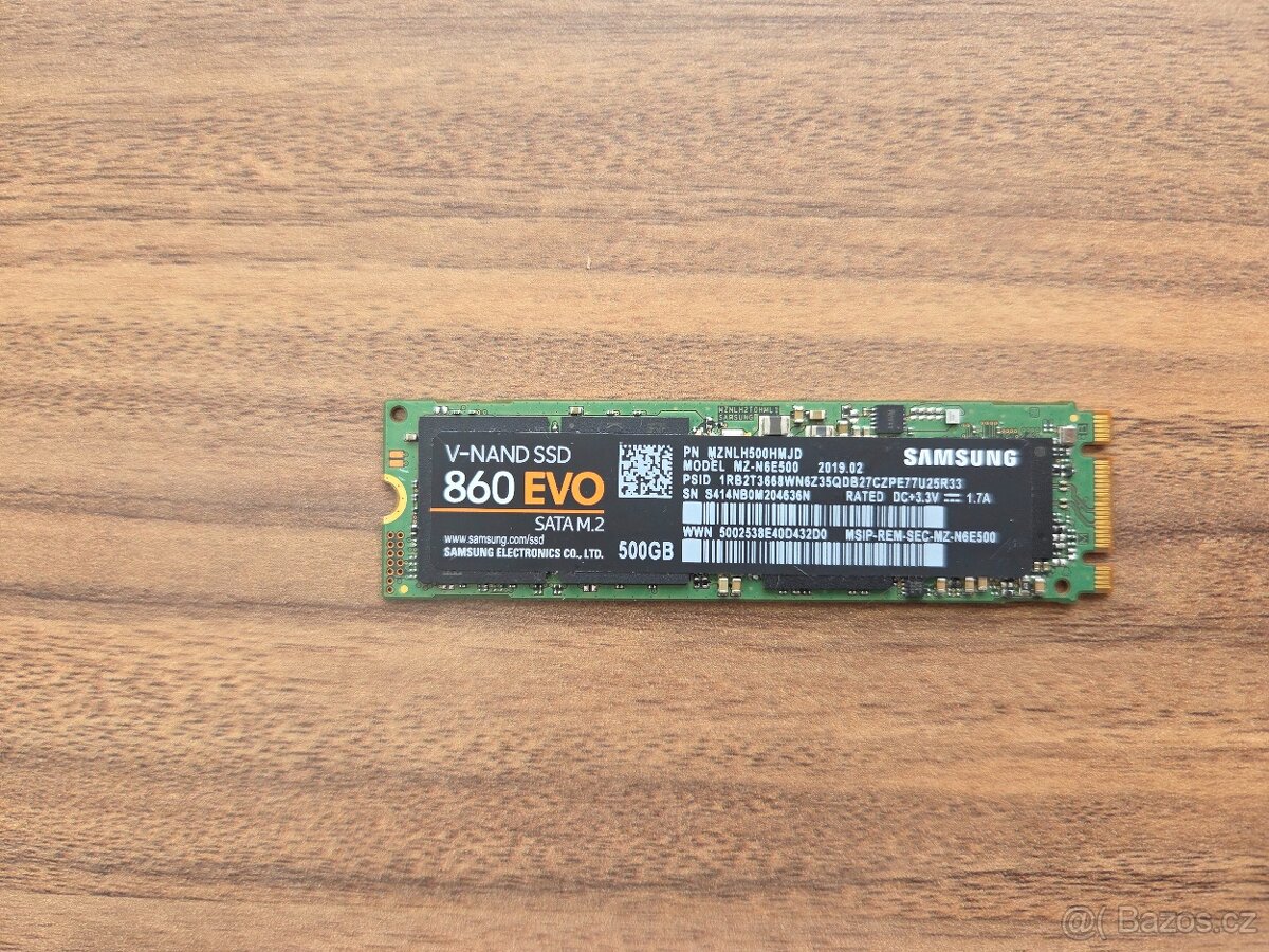 SSD Samsung 860 EVO 500GB M.2 SATA