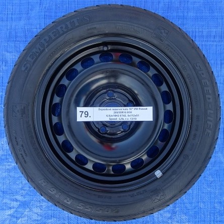 Dojezdové kolo 16" VW Passat B6