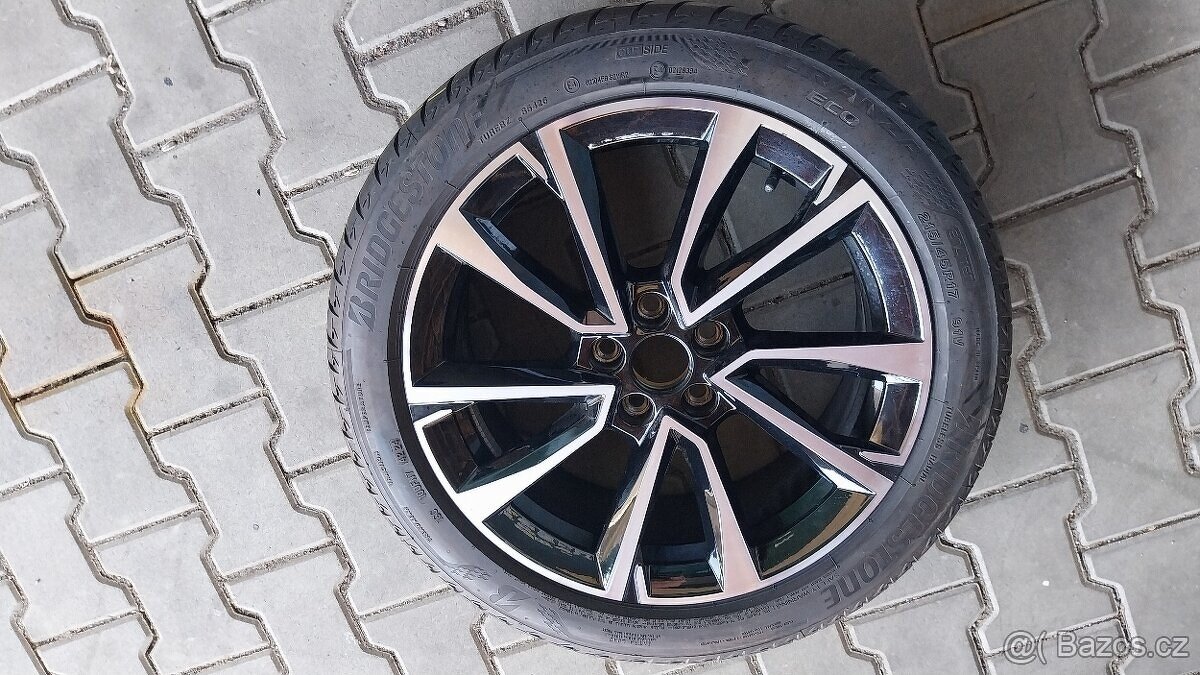 1 x alu orig. Škoda Fabia 7j x 17 et 51 5 x 100
