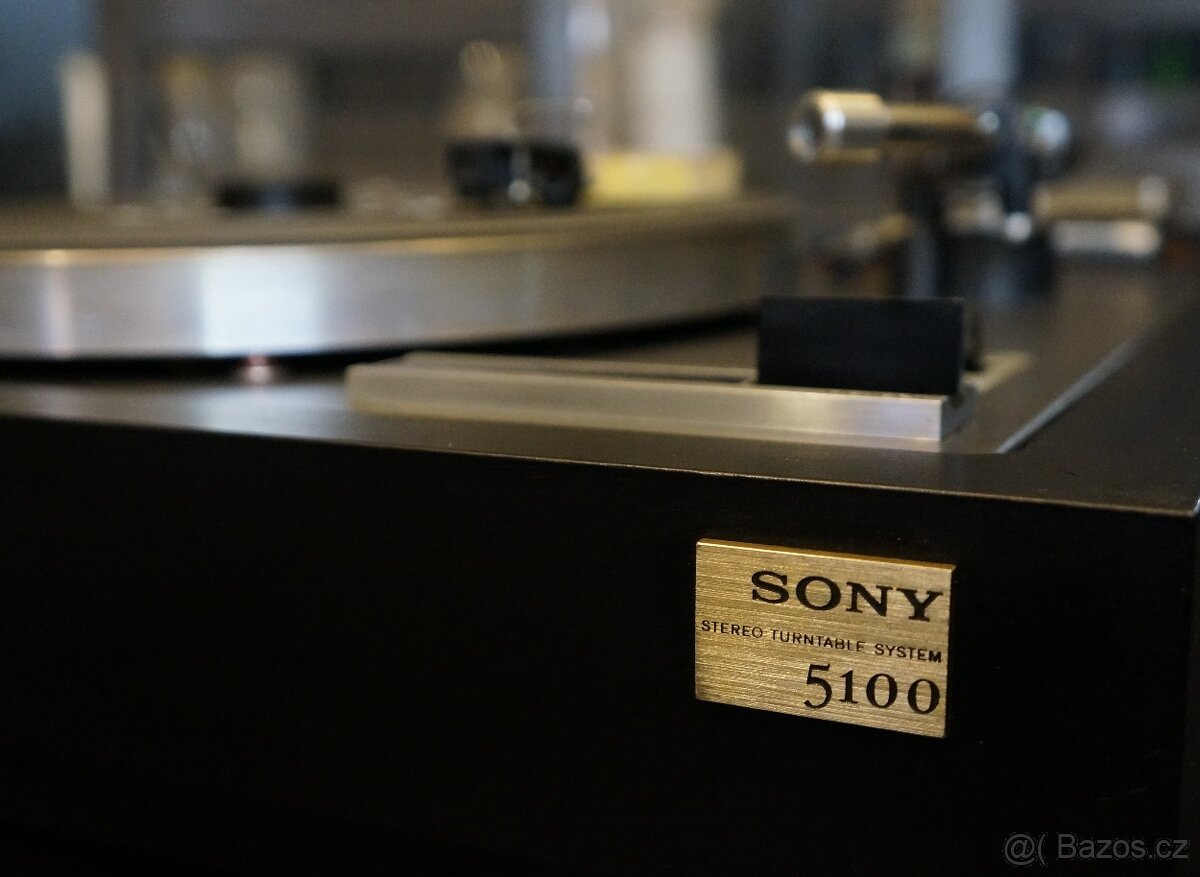 Gramofon Sony PS-5100 Vintage, poloautomatický, řemenový poh