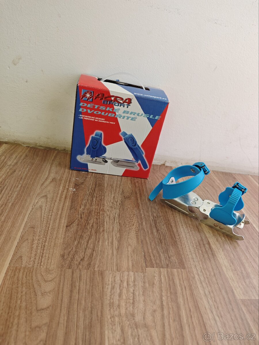 Dětské brusle na boty, 4 břity