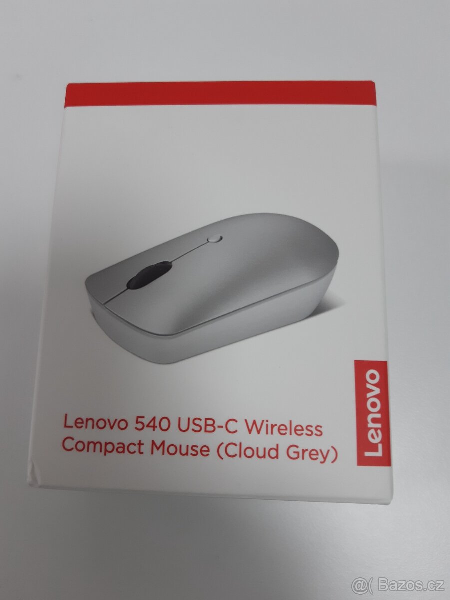 Lenovo 540, bezdrátová, USB, šedá
