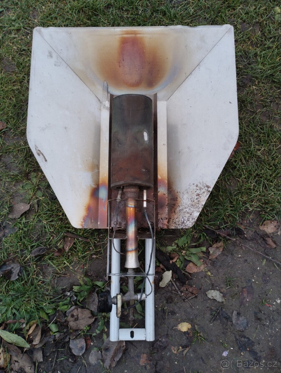 Plynové nerezové topidlo topení