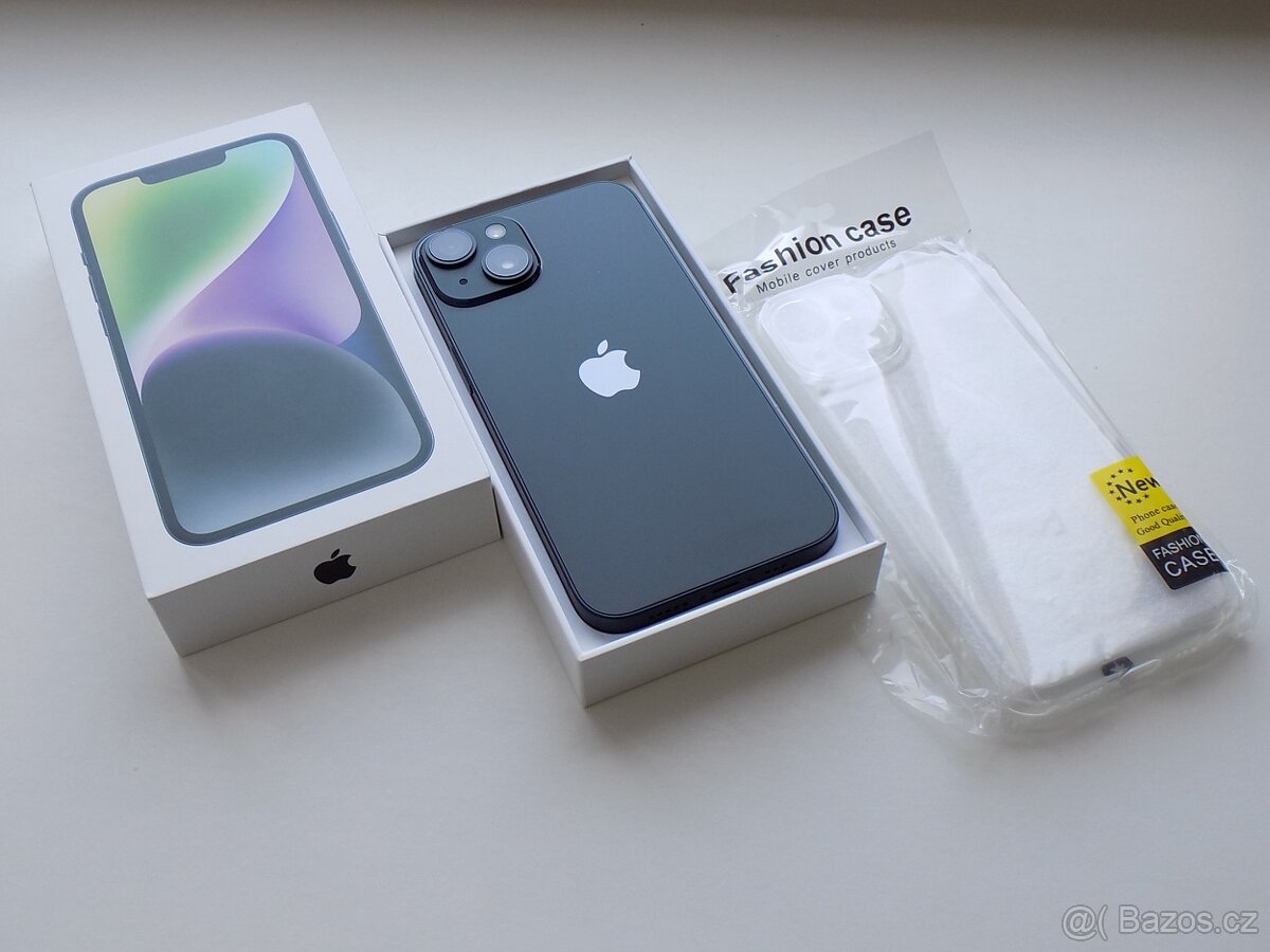 Apple iPhone 14 128GB Černý - ZÁRUKA 12 MĚSÍCŮ - KOMPLETNÍ