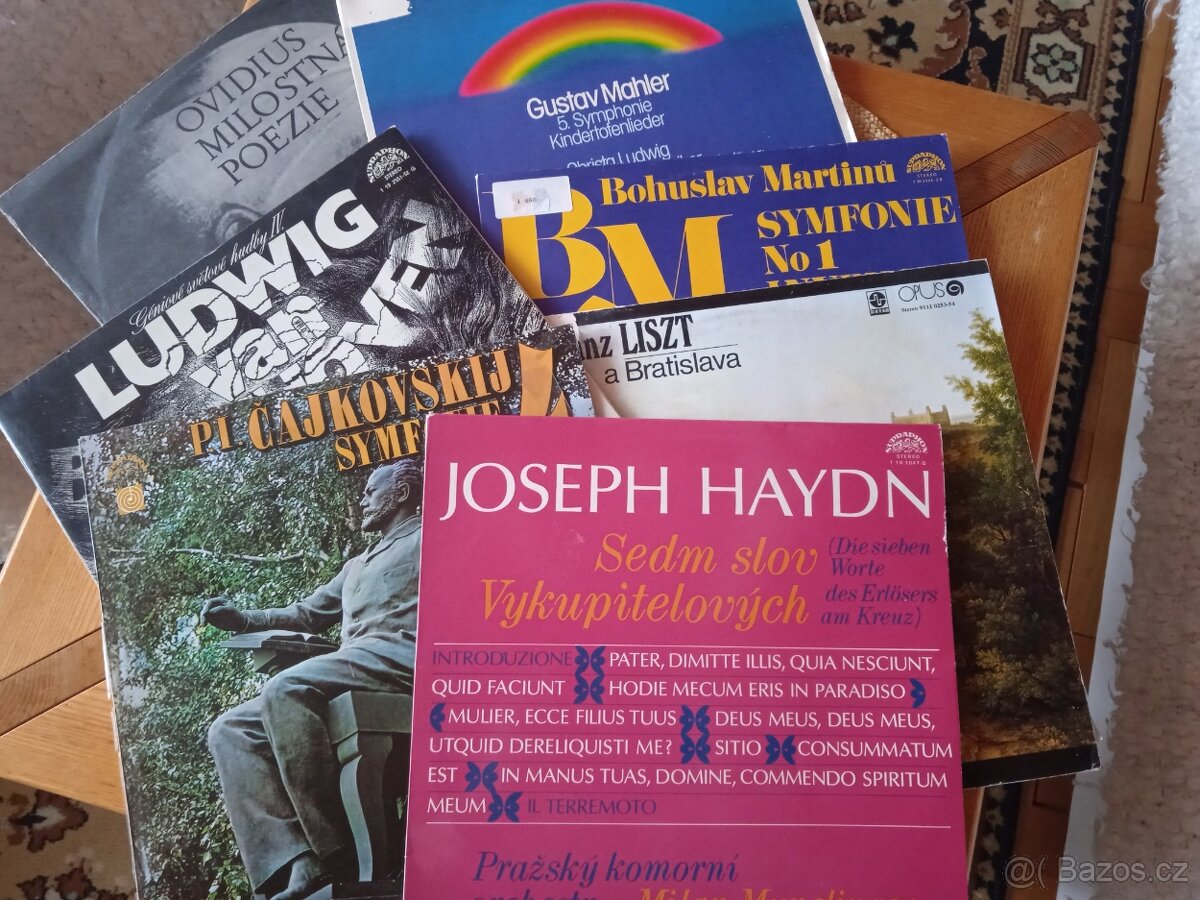 Prodám LP desky klasiků