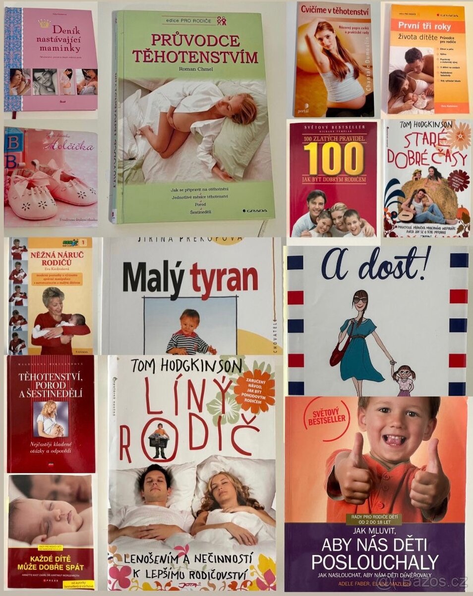 Prodám knihy pro rodiče, při odběru více ks sleva