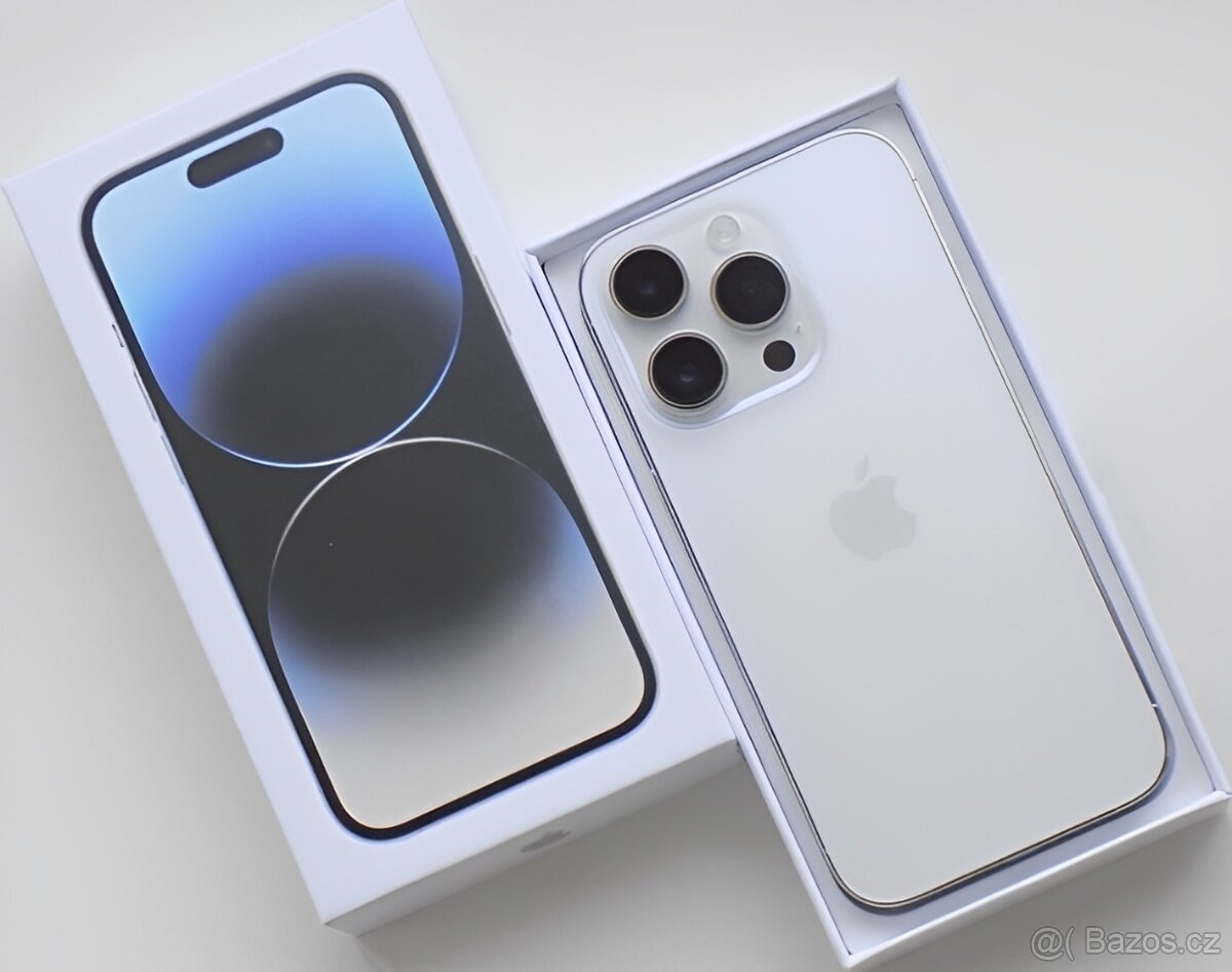 iPhone 14 Pro Silver BATERIE 100% TOP