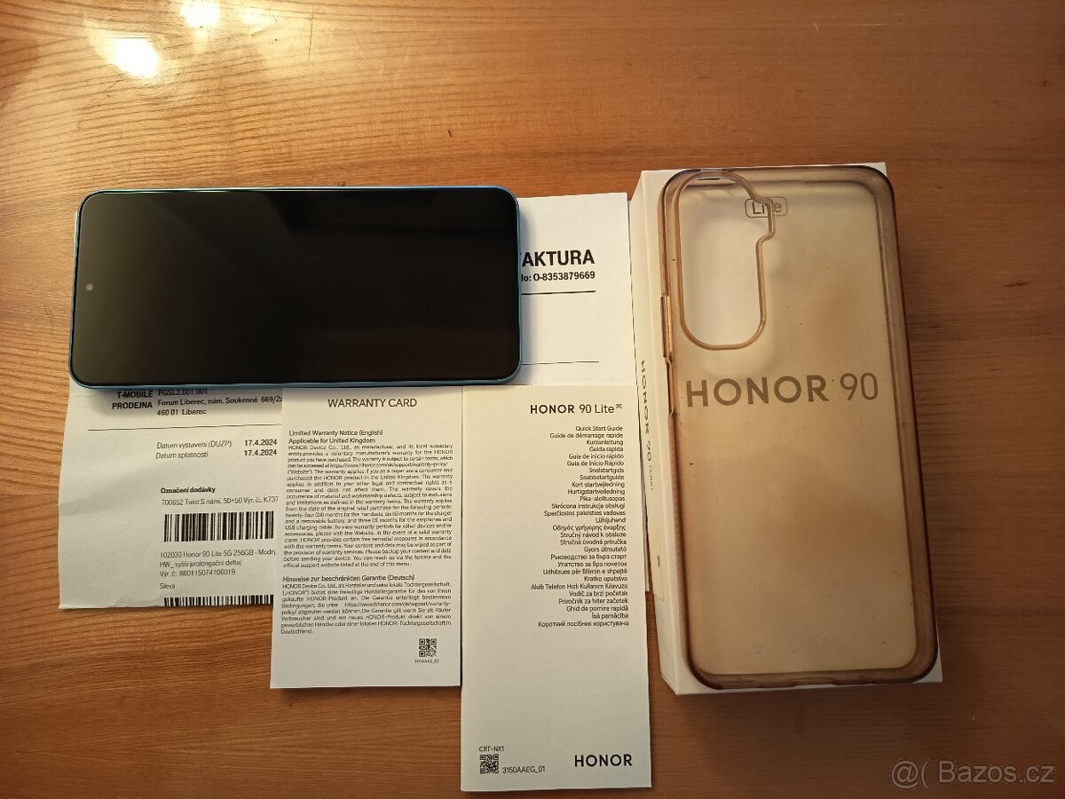 Honor 90 lite 5g záruka 17.4.2026