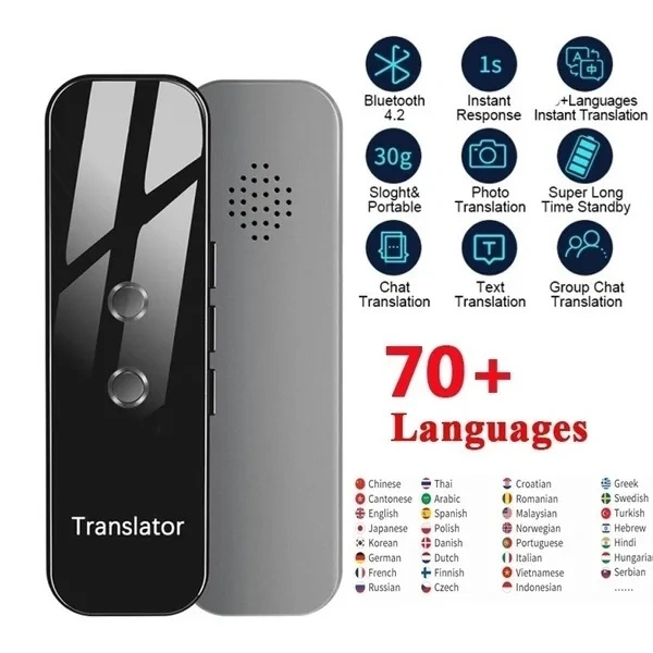 Nejnovější inteligentní překladač jazyků Bluetooth