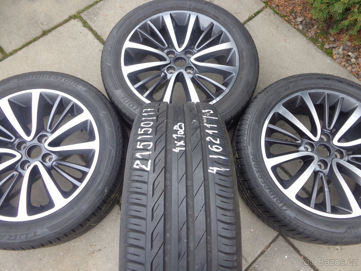 4x108 R17 Opel Crossland original alu kola + pneu gratis