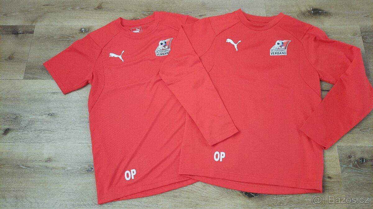 2x sportovní tričko - dres Puma vel.164
