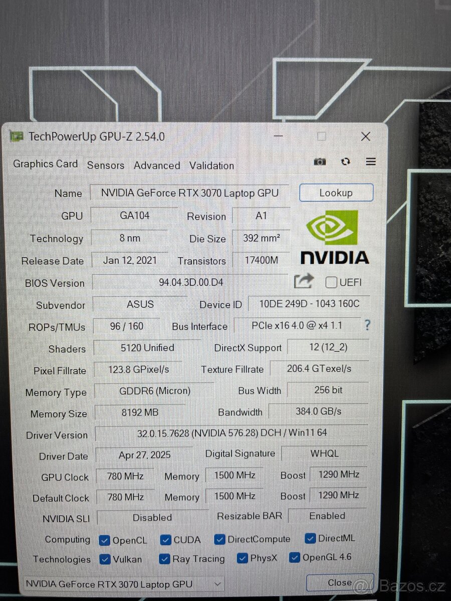 ASUS TUF DASH F15 - FX516PR-HN902T