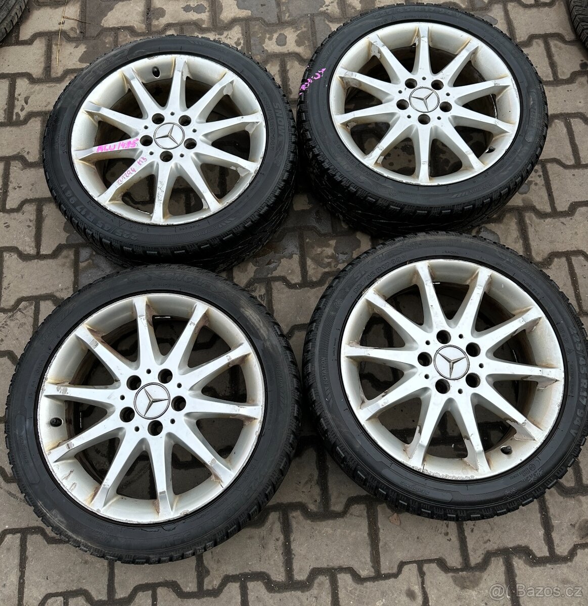 Prodám ALU kola Mercedes Benz č. 1495