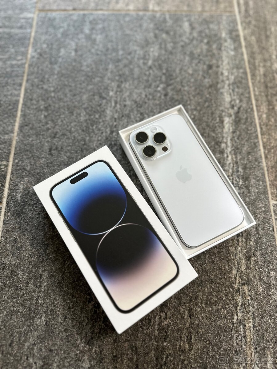 iPhone 14 Pro 128GB stříbrný - v ZÁRUCE