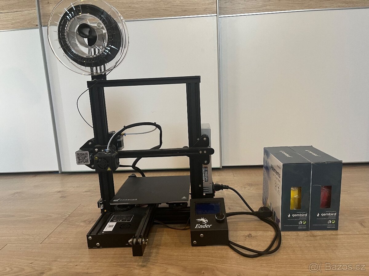 3d tiskárna ender3 a filament