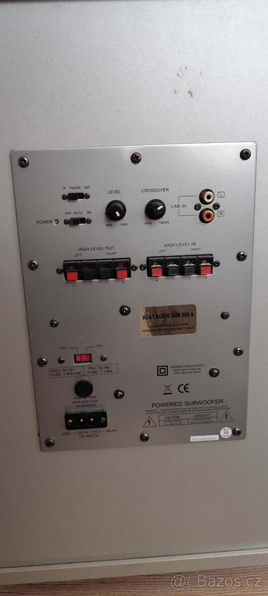 Prodám aktivní subwoofer