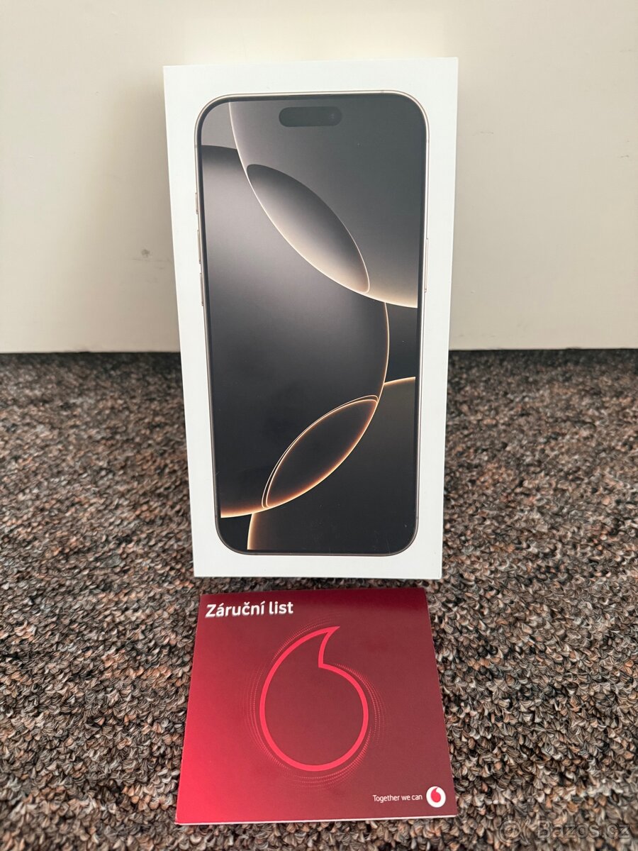 Apple iPhone 16 Pro Max 256gb Natural. 2 roky CZ zaruka.