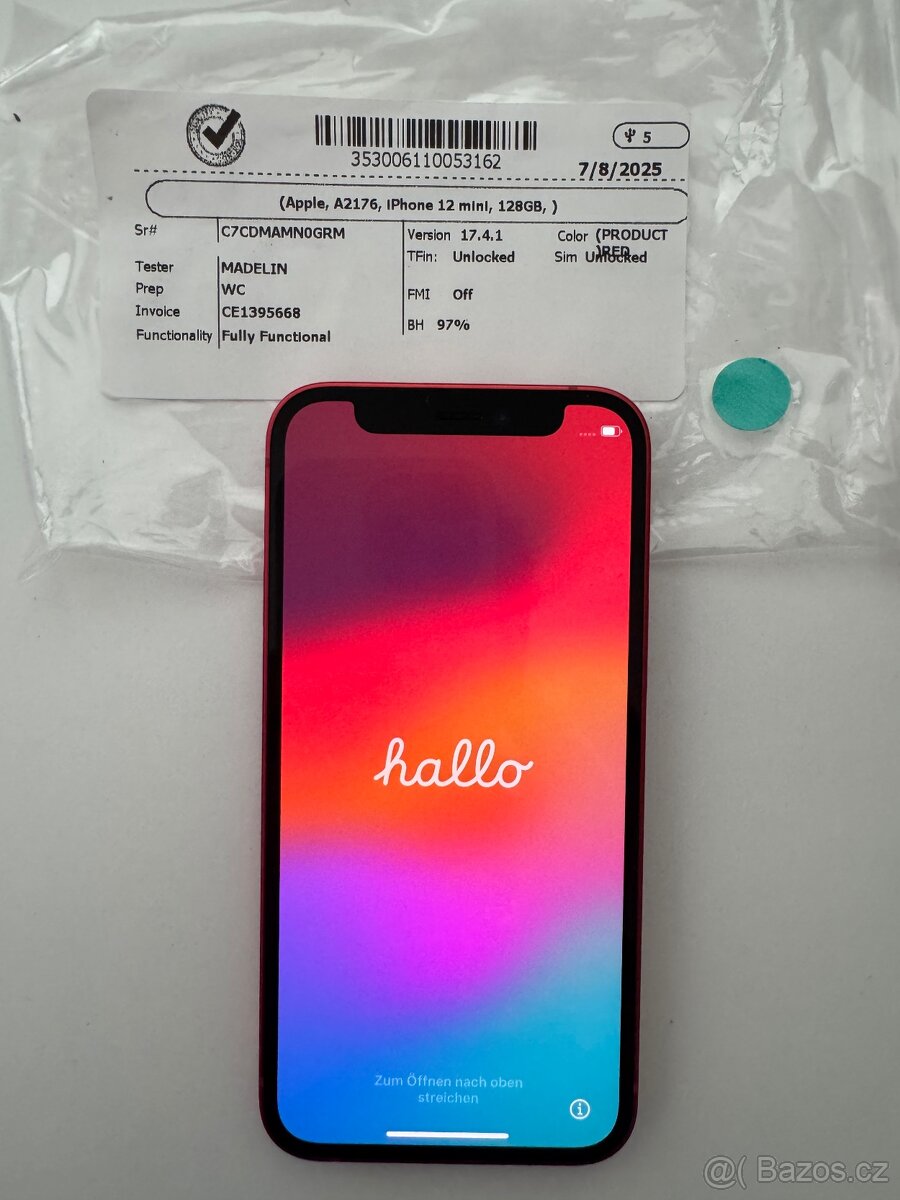 Pekny Apple iPhone 12 mini 128GB Red