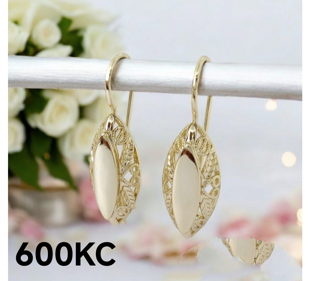 POZLACENÉ NÁUŠNICE 14K