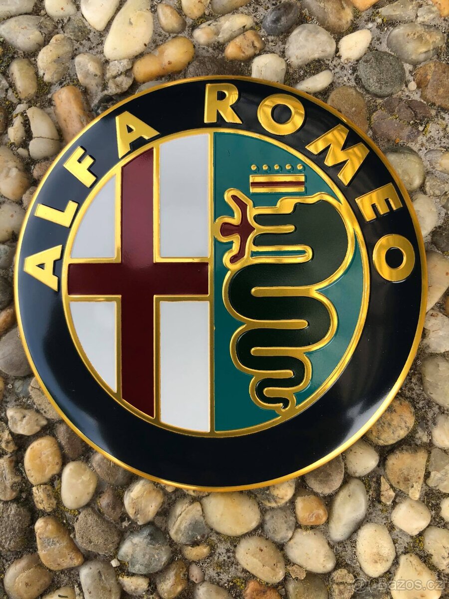 ZNAK ALFA ROMEO ZLATEJ 74MM