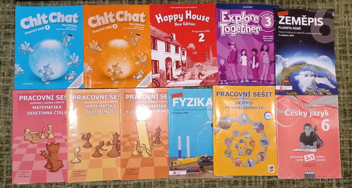 Pracovní sešity ZŠ a gymnázia