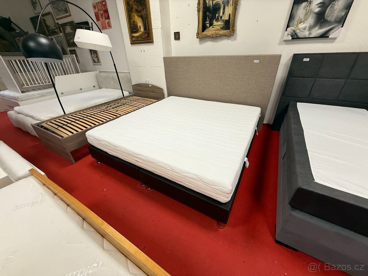 Postel BOXSPRING KOMPLET NOVÁ 2. jakost