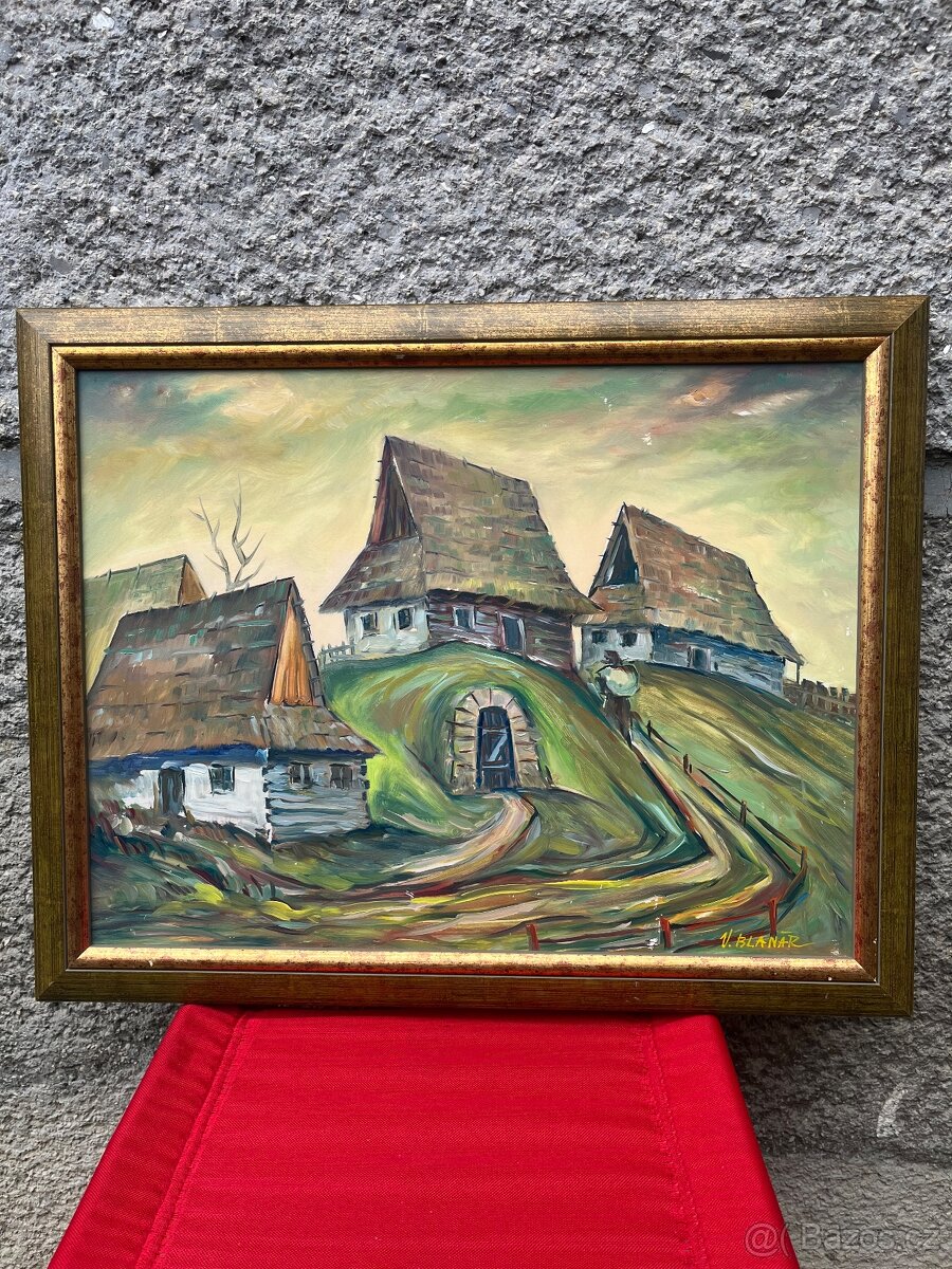 Starý obraz Vincent Blanár