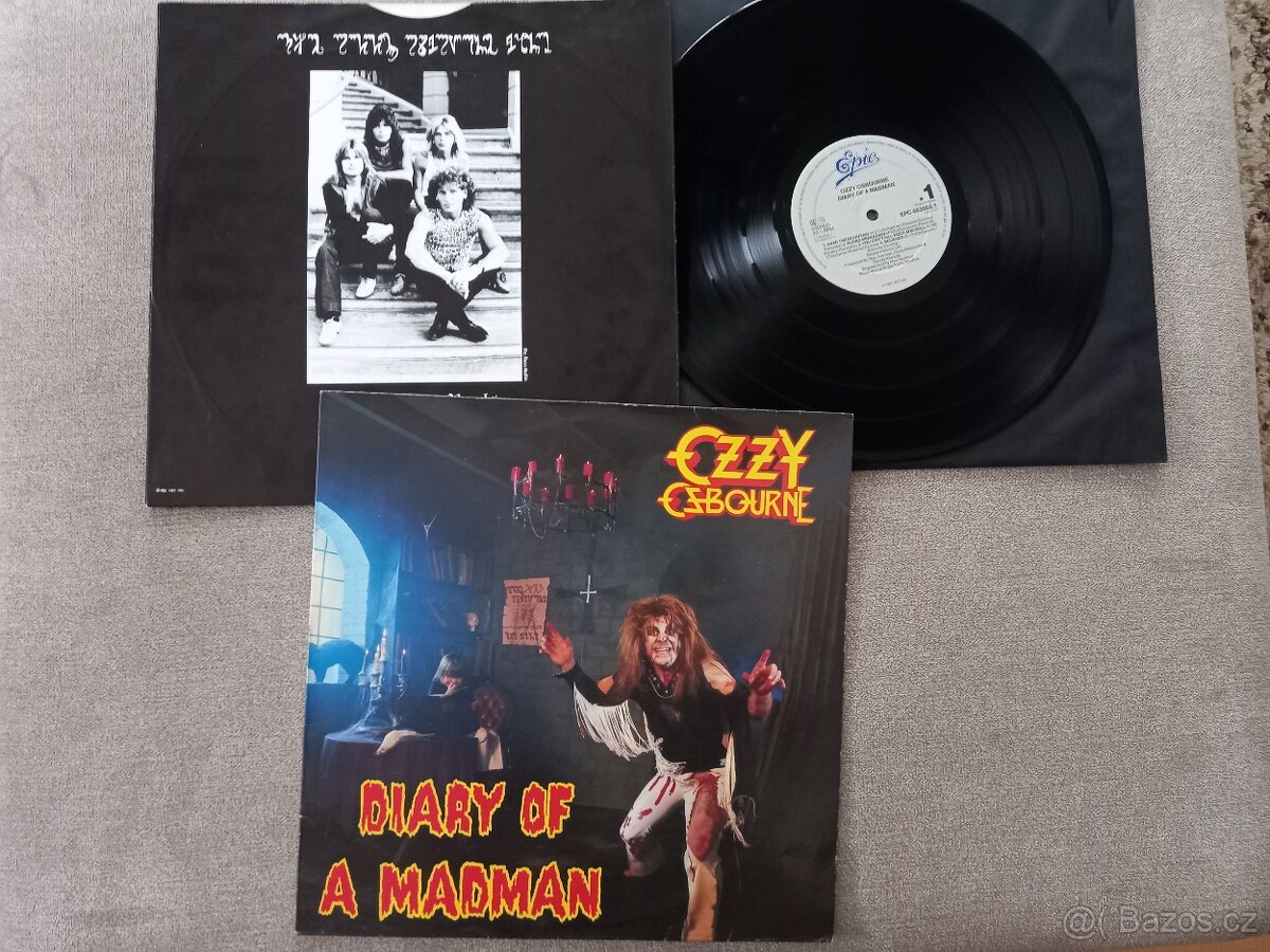 OZZY OSBOURNE „Diary of a Madman“/Epic 1981/+ orig vnut ob,