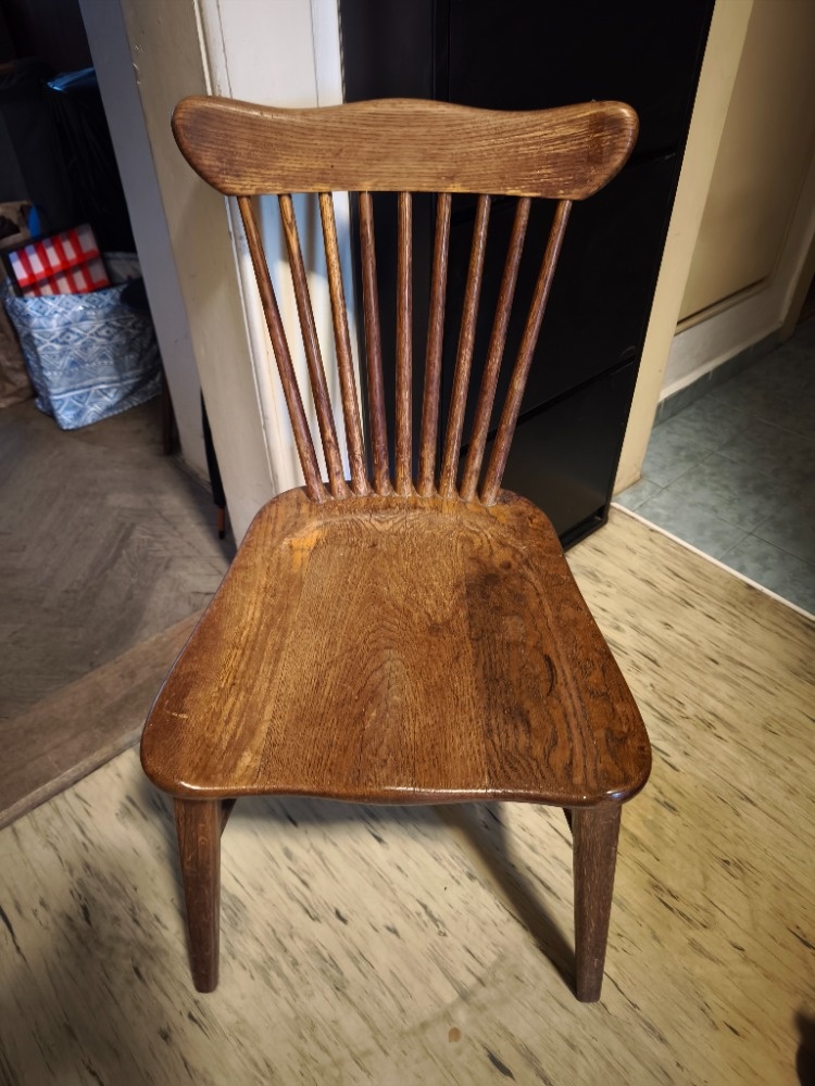 4 x dřevěné židle na chalupu