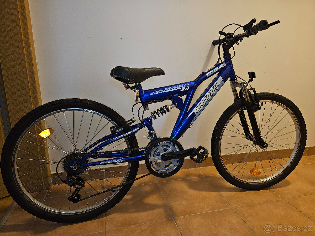 Celoodpružené dětské kolo Olpran Magic 24"