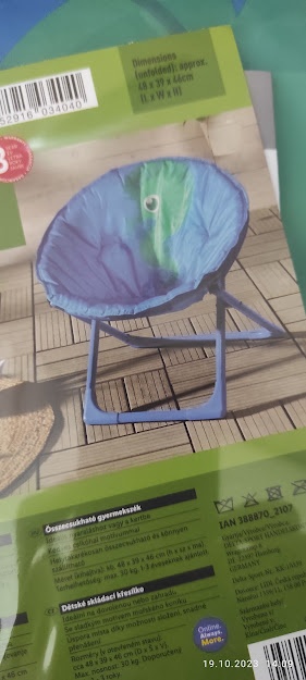 Dětské křesílko skládací nové