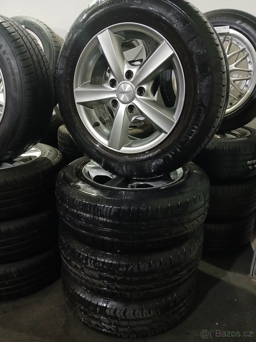 SADA LETNÍCH KOL 5x114,3 R15 DEZENT