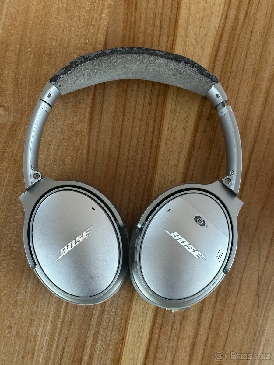 Bluetooth sluchátka BOSE Quietcomfort QC35 stříbrná
