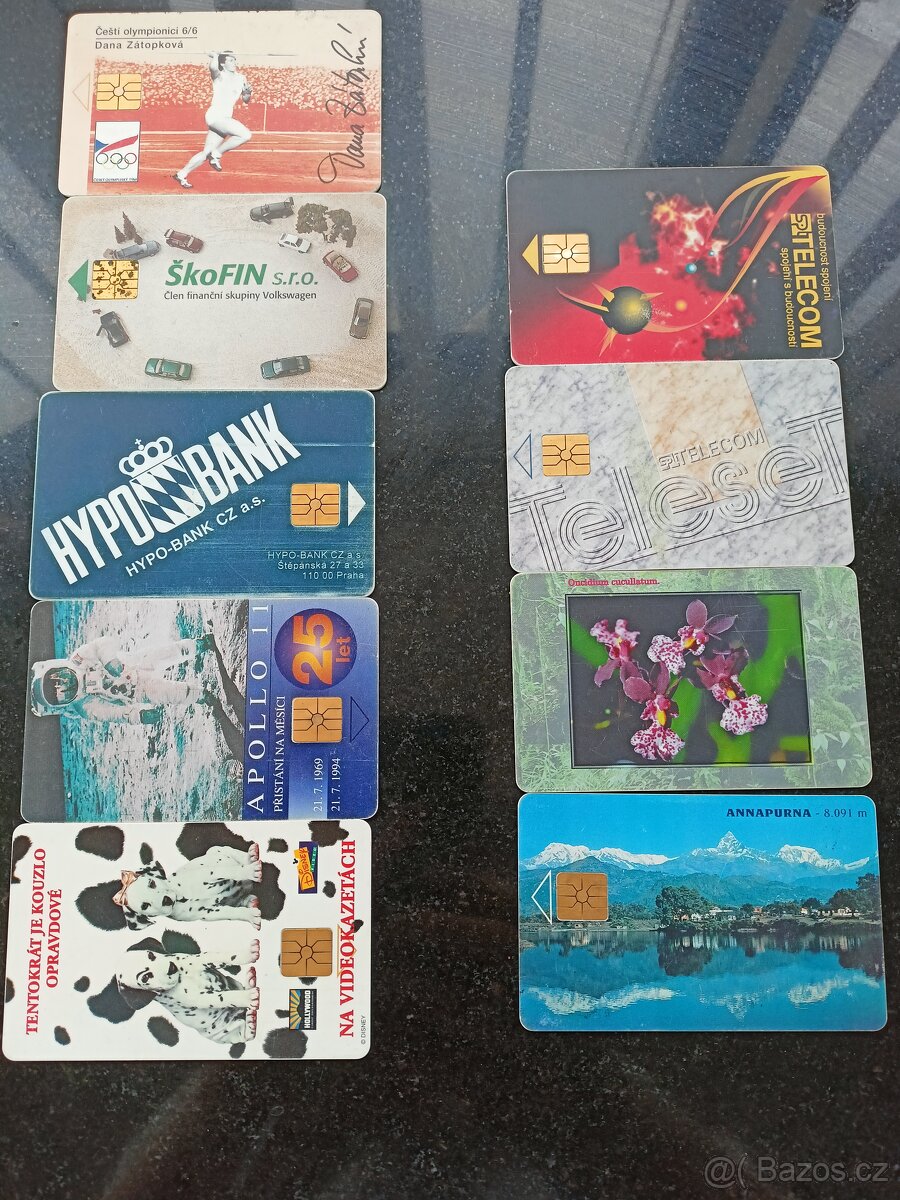Telefonní karty prodej