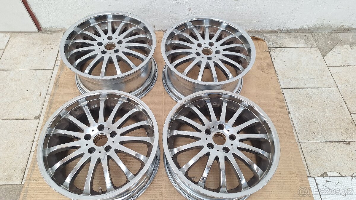 Alu kola Mercedes 18" 5x112 8J 9J chrom CLk