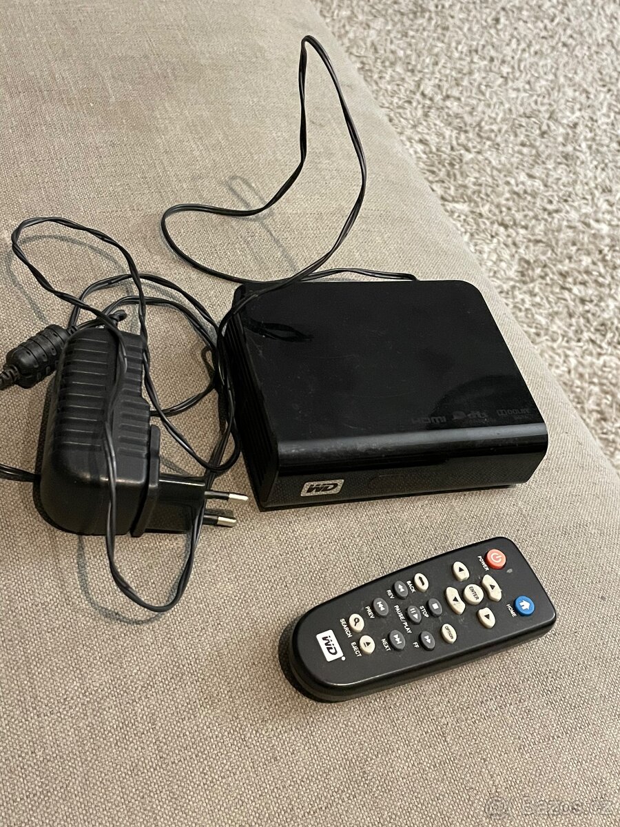 WD media player s dalkovym ovladacem