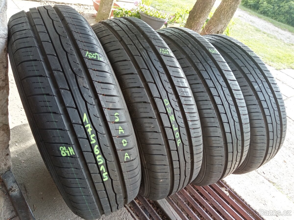Letní pneu 4kusy 175/65/15 vzorek 100% DUNLOP - dobírka