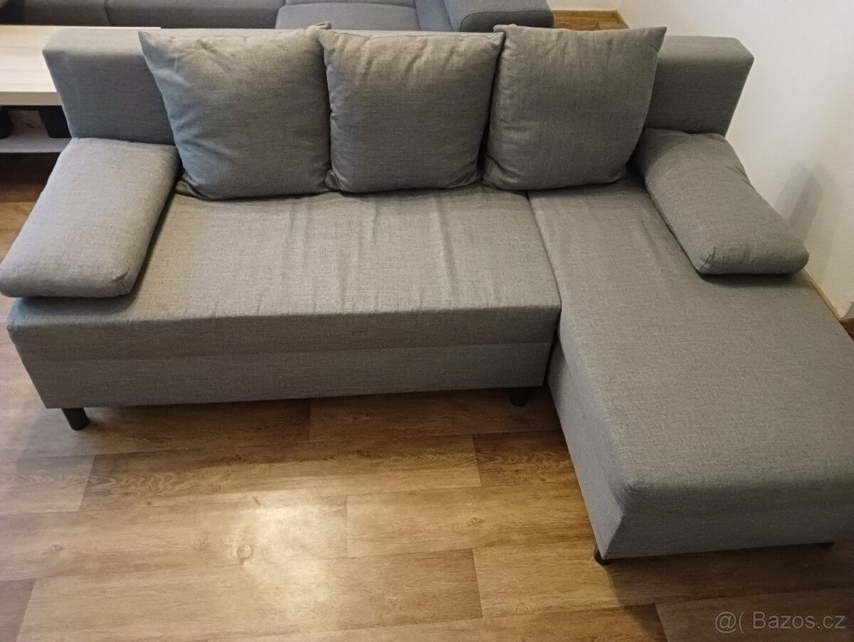 Rohová rozkládací sedačka IKEA