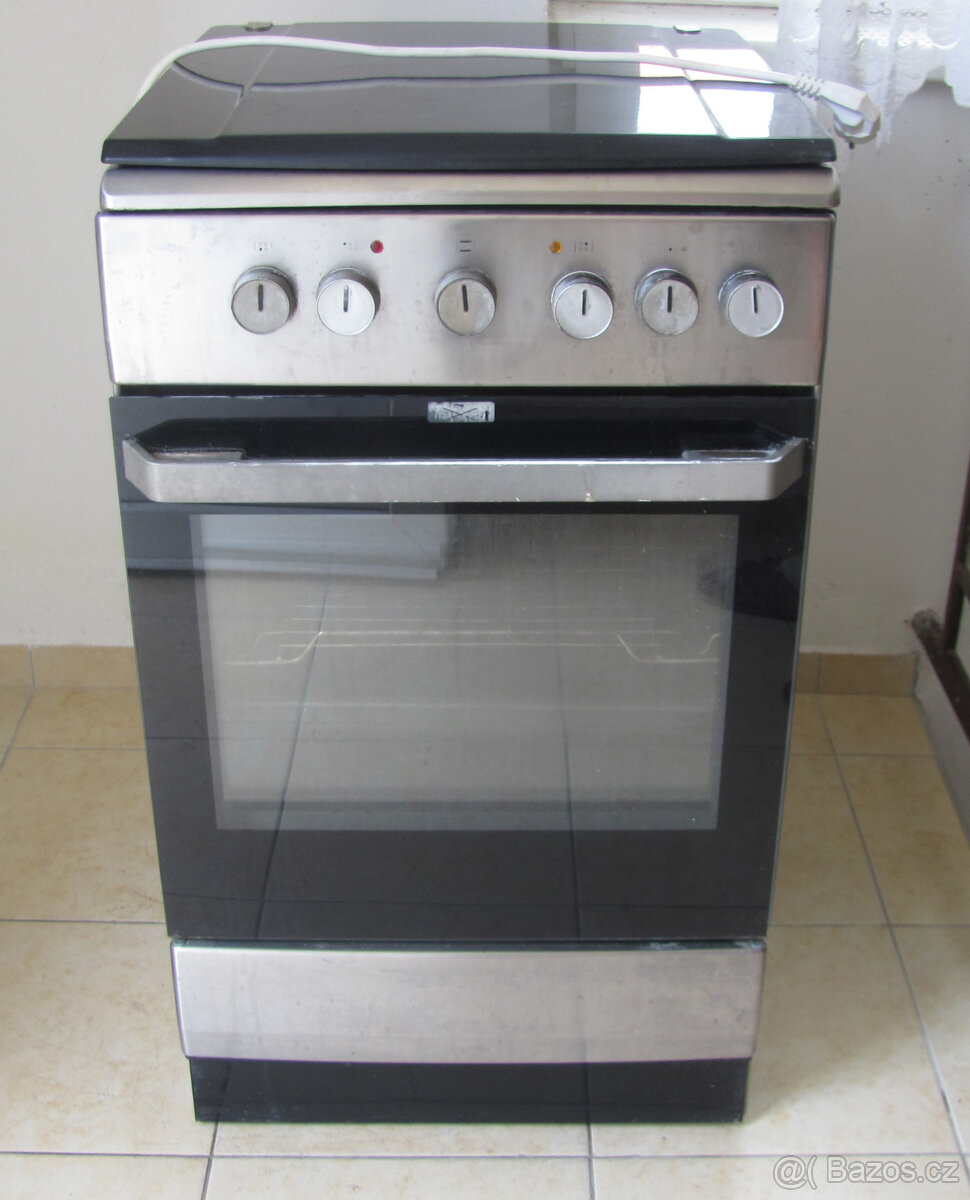KOMBINOVANÝ NEREZ SPORÁK AMICA - 50cm + GRIL
