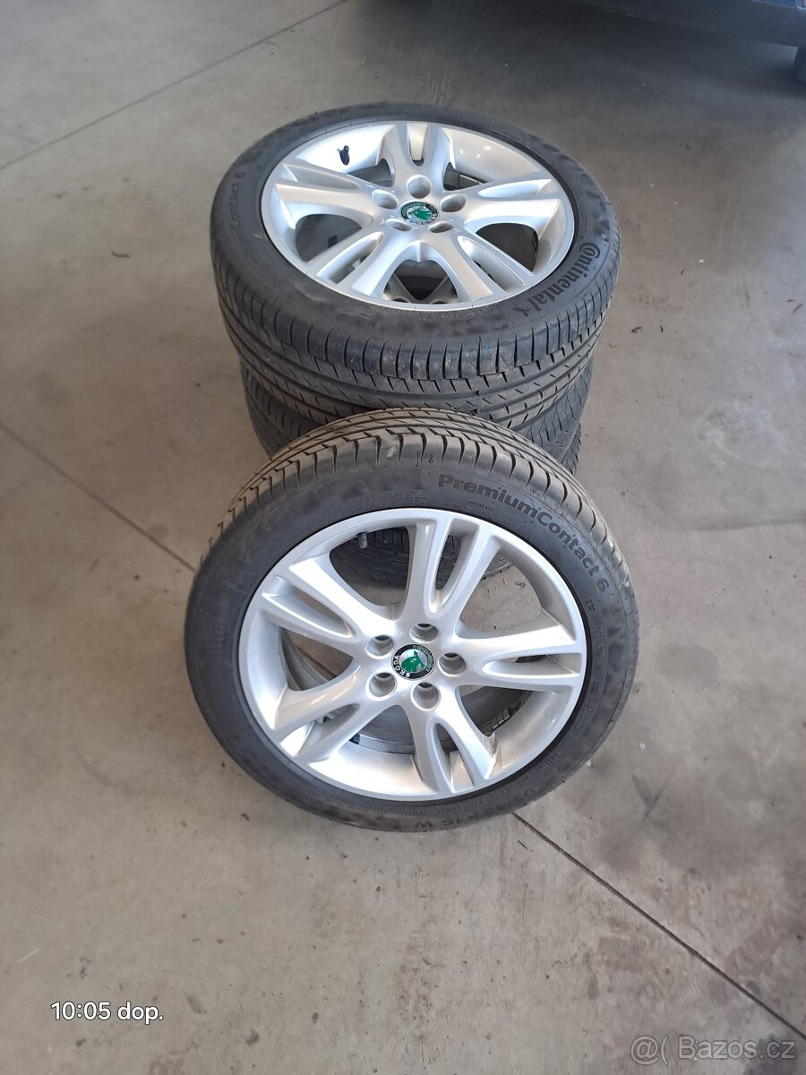 Fabia II roomster, 205/45R16 alu kola