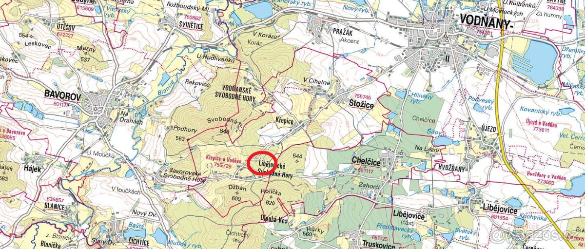 PRODEJ LESA U VODŇAN