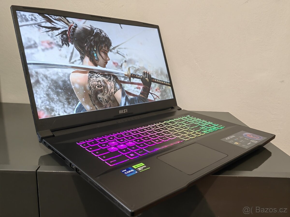 15,6" MSI KATANA i7-13620H,16GB RAM,512 SSD,RTX 4070 8GB