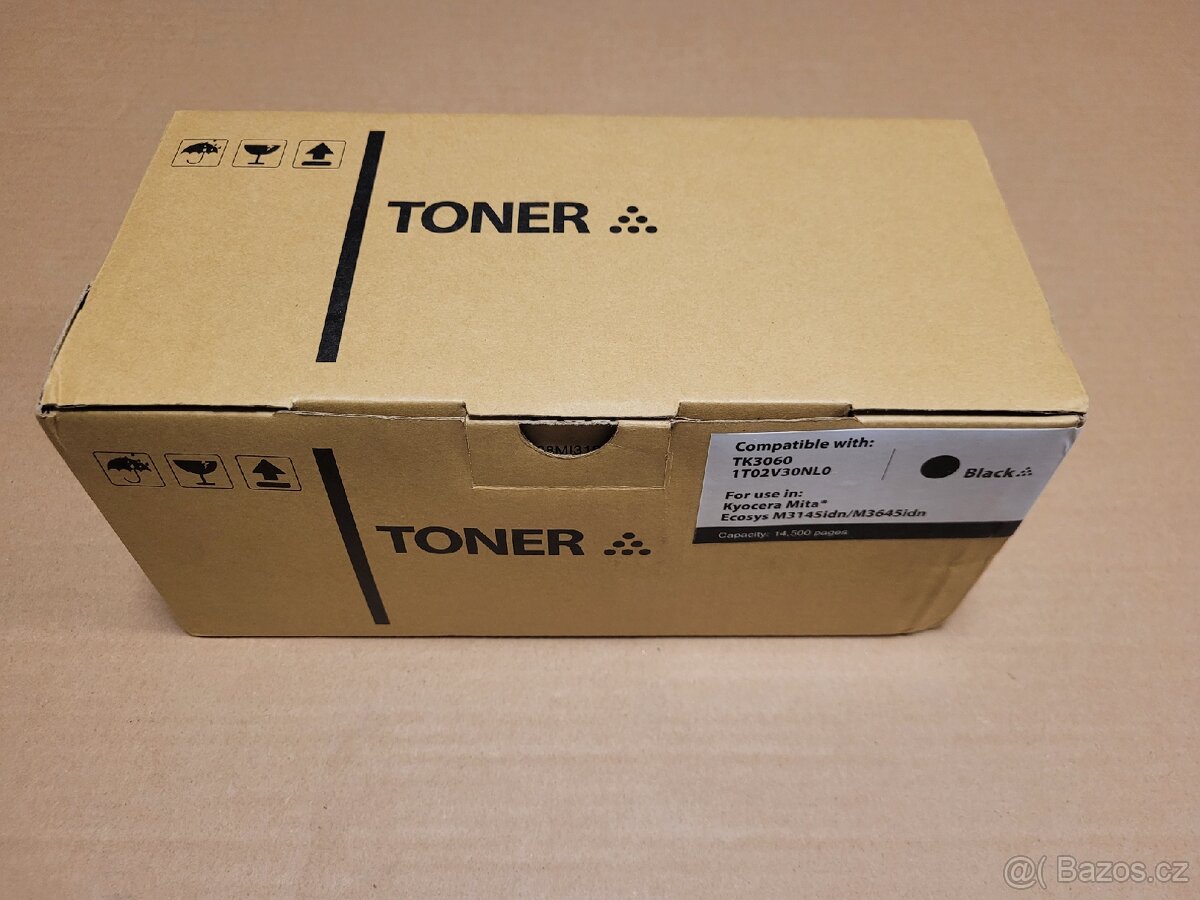 Nepoužitý toner Kyocera TK-3060, černý.