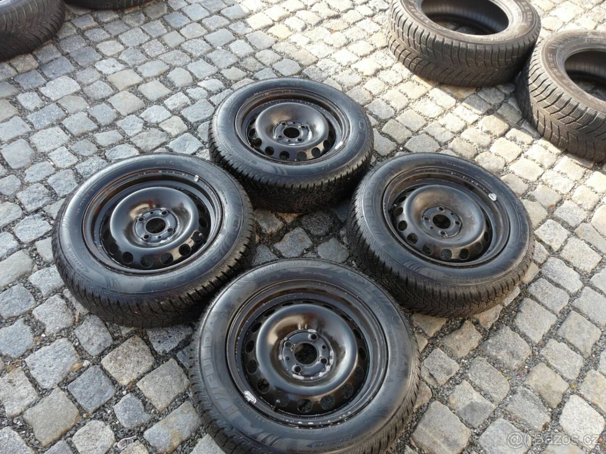 ZIMNÍ PNEU + DISKY 165/70R14 FIAT 14"
