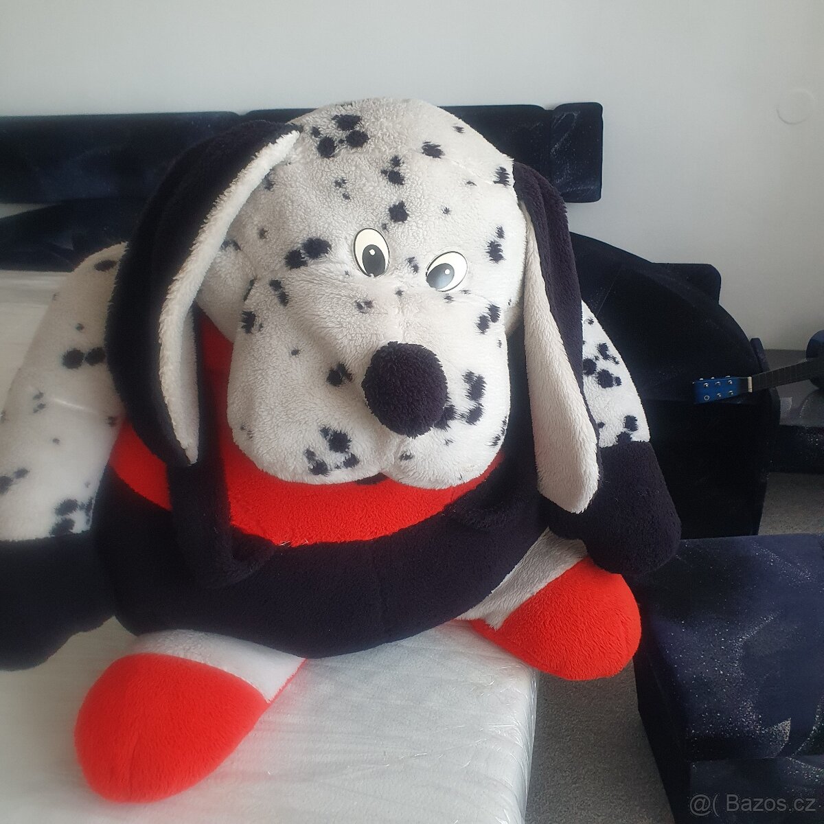 Prodám velkého plyšového psa a slona (80cm)