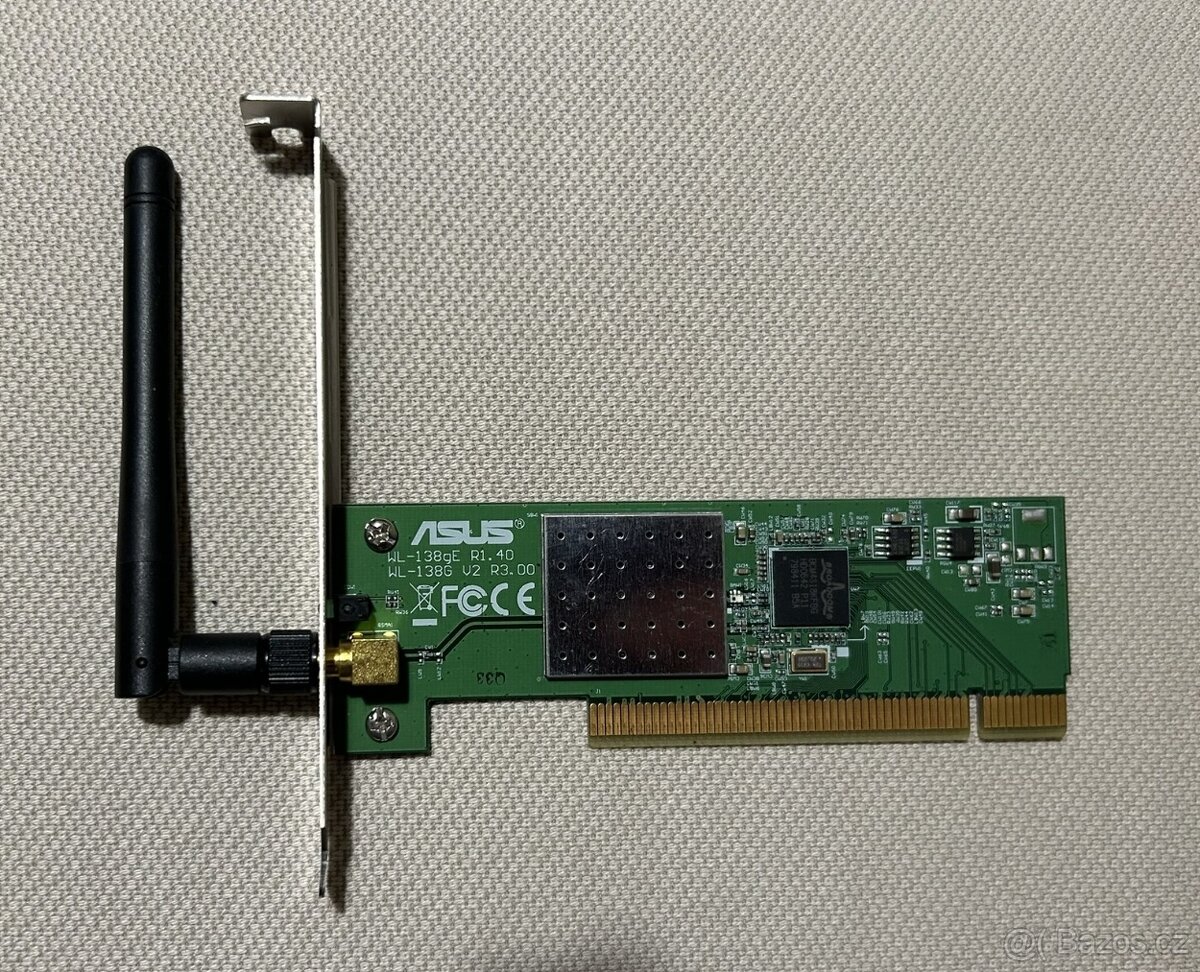 Historická WiFi karta PCI ASUS WL-138G v2