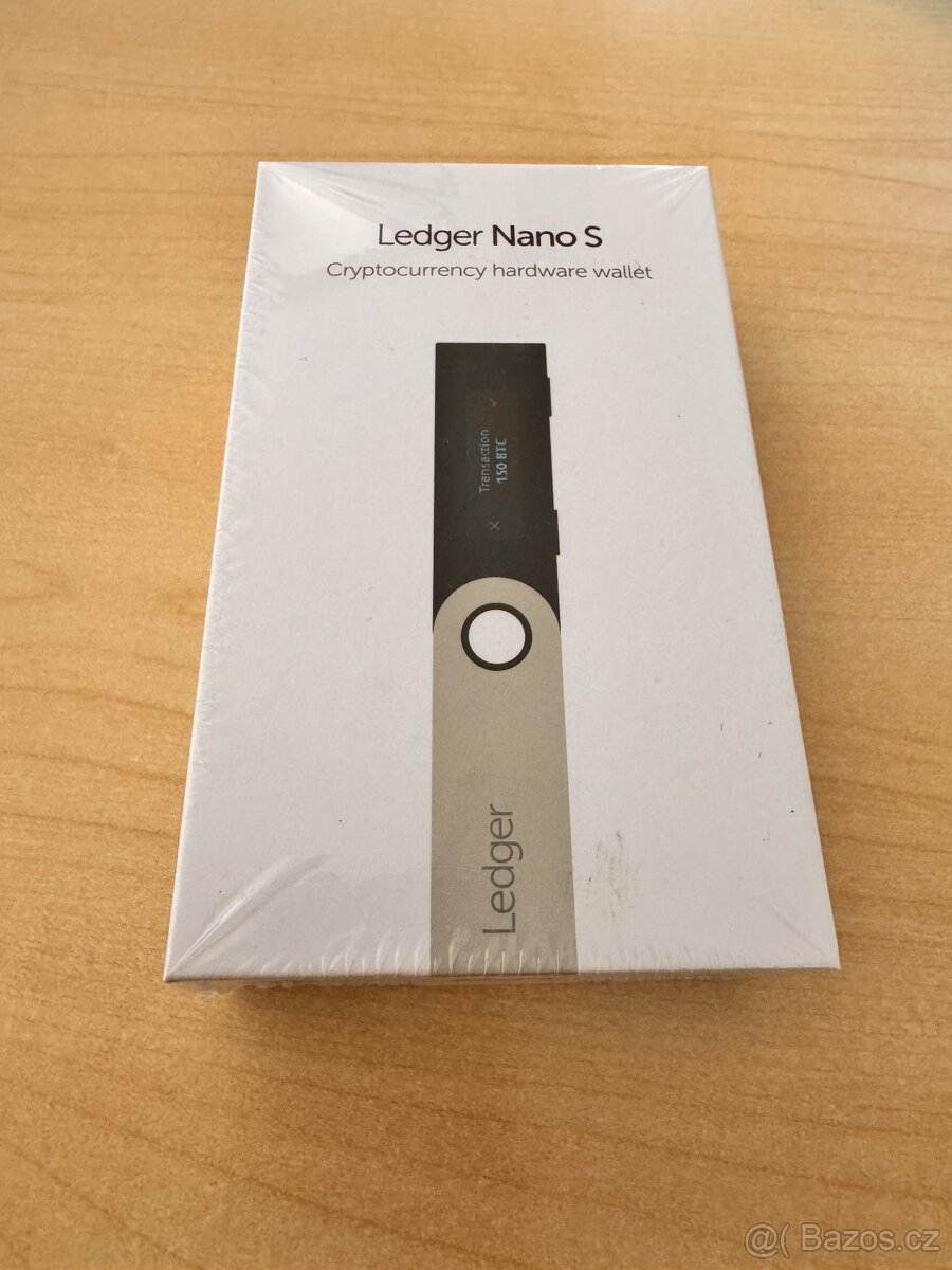 Krypto peněženka Ledger Nano S – nový, originál, nerozbalený