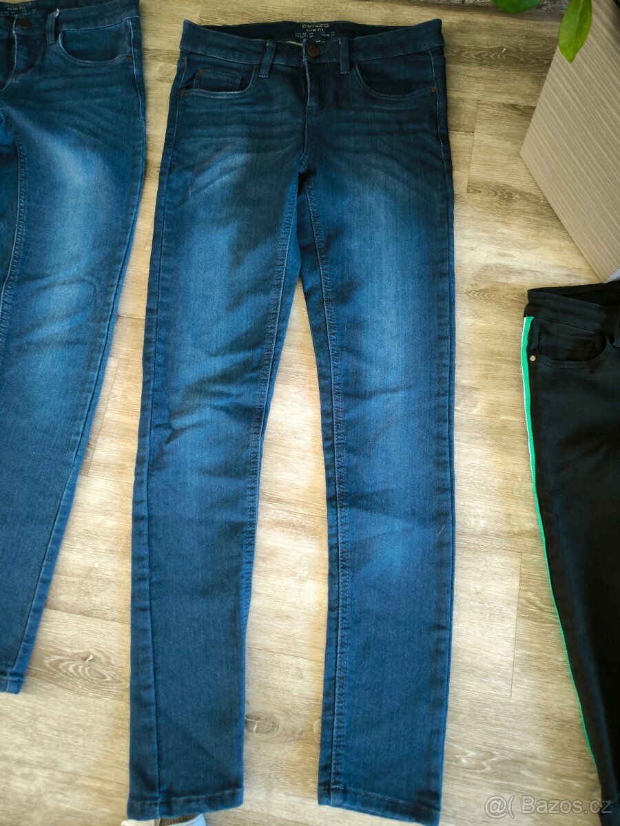 Dámské kalhoty, rifle, džegíny vel. S