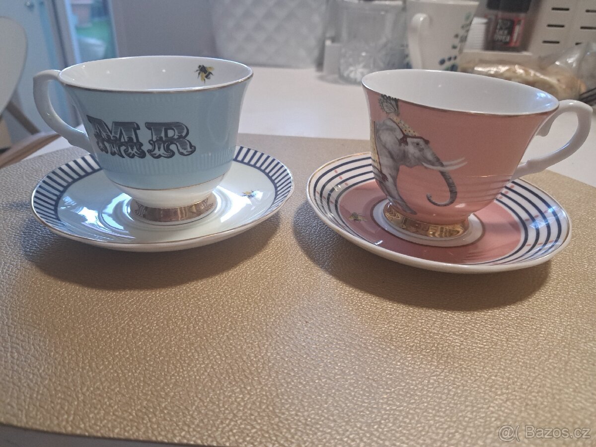 Šálek s podšálkem Yvonne Ellen